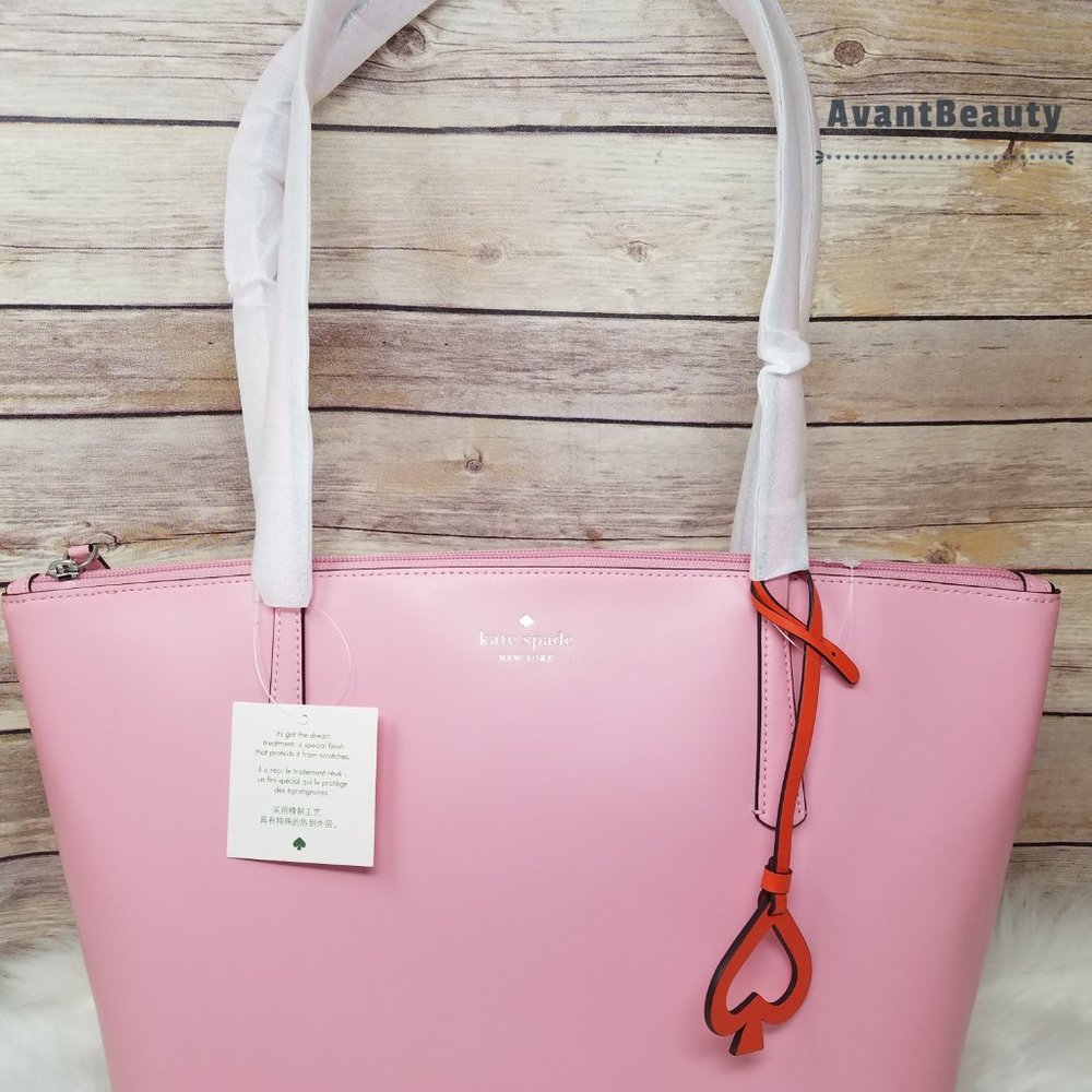 Kate Spade Large tote Bright Carnation Zina Bag - Picture 4 of 16